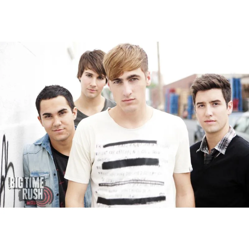 Красивый индивидуальный плакат Big Time Rush домашний декор тканевые плакаты лучший