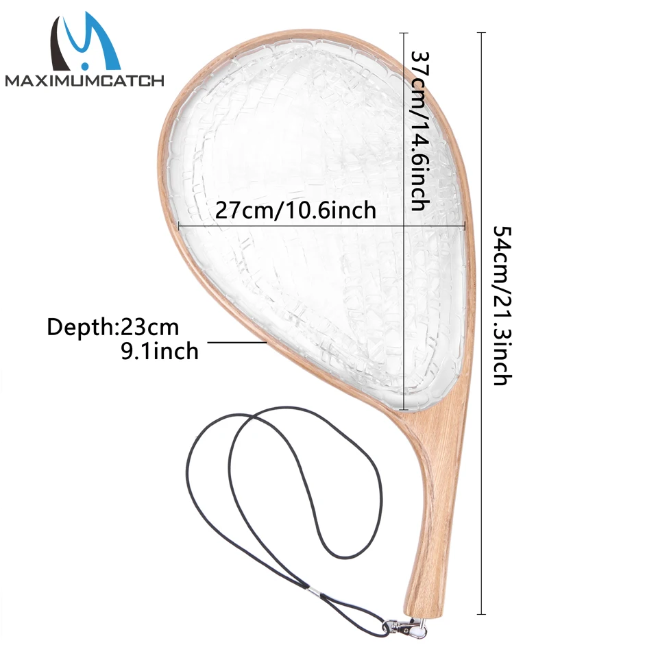 Сачок для ловли рыбы нахлыстом Maximumcatch резиновый сачок и освобождения форели