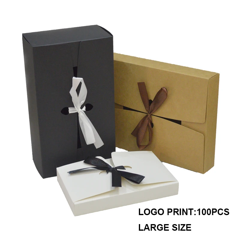 

5/10/20pcs Wedding Cardboard Boxes For Packaging Handmade Paper Custom Packing With Logo Rectangular Kraft Craft Diy Giftbox