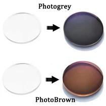 

1.56 Transition Photochromic Glasses Optical Lenses For Myopia Sunglasses Degree Grau de Oculos