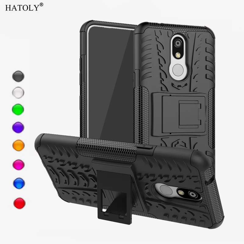 Чехол для LG K40 чехол повышенной прочности Искусственная резина из ТПУ жесткий