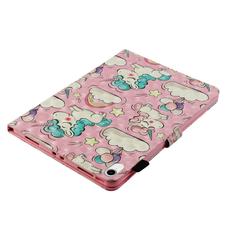 Unicorn Case For iPad Pro 11&quot 2018 Smart Cover Funda New 11 inch 3D Glossy Vision PU Leather Stand Skin Shell | Компьютеры и офис