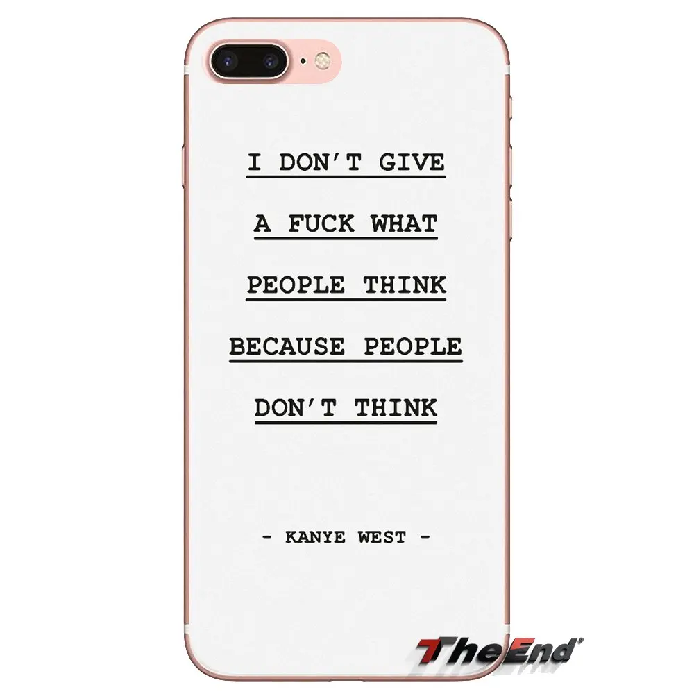 Мягкий чехол-сумка Kanye Omari West quote USA Music Star для Xiaomi Mi4 Mi5 Mi5S Mi6 Mi A1 A2 5X 6X 8 9 Lite SE Pro Max Mix 2 3 2S