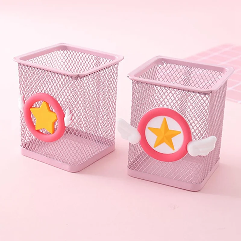 1 шт. Kawaii розовый единорог кактус Фламинго квадратный канцелярский ящик для хранения управление чехол Подставка для ручек и карандашей подставка студенческие канцелярские принадлежности