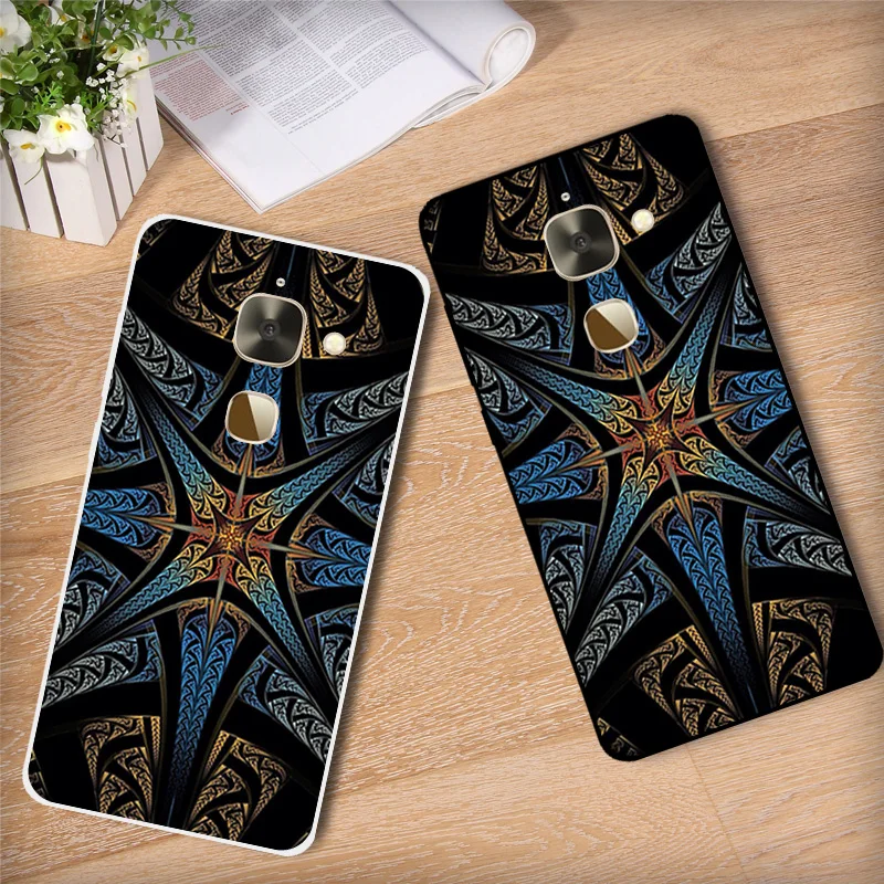 for LeTV LeEco Le Eco 2 / Pro Case X620 Clear Silicone Cover 5.5 inch X527 Black Matte Letters Phone |