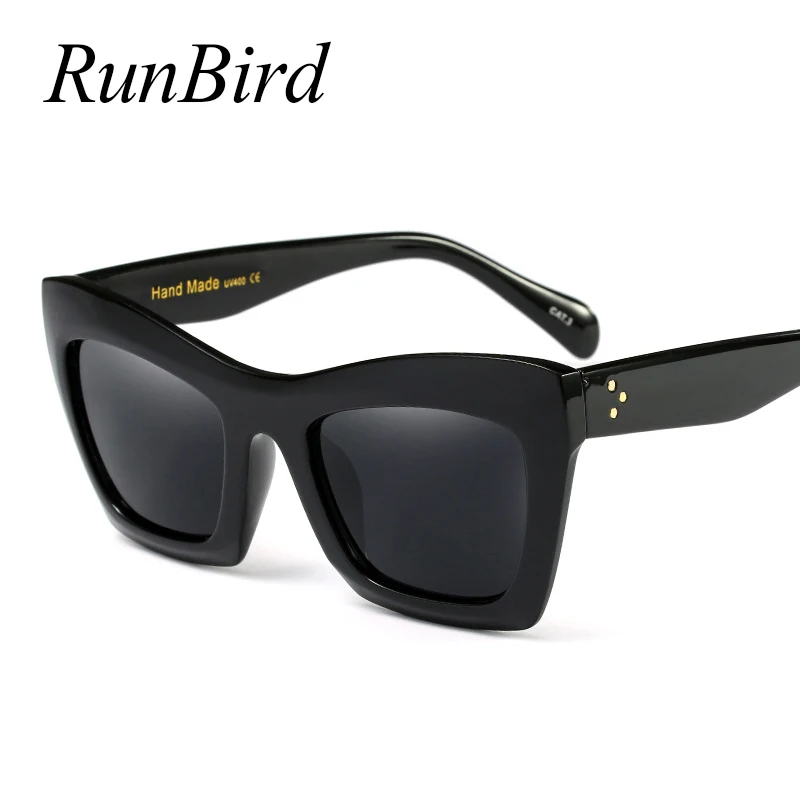 Большая оправа &quotБабочка&quot Для женщин солнцезащитные очки Брендовая