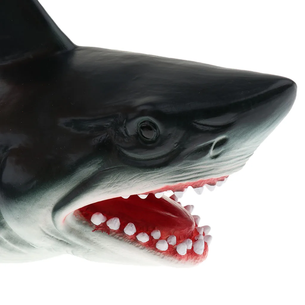Реалистичная Акула ручной кукольный океан животных модель игрушки для детей