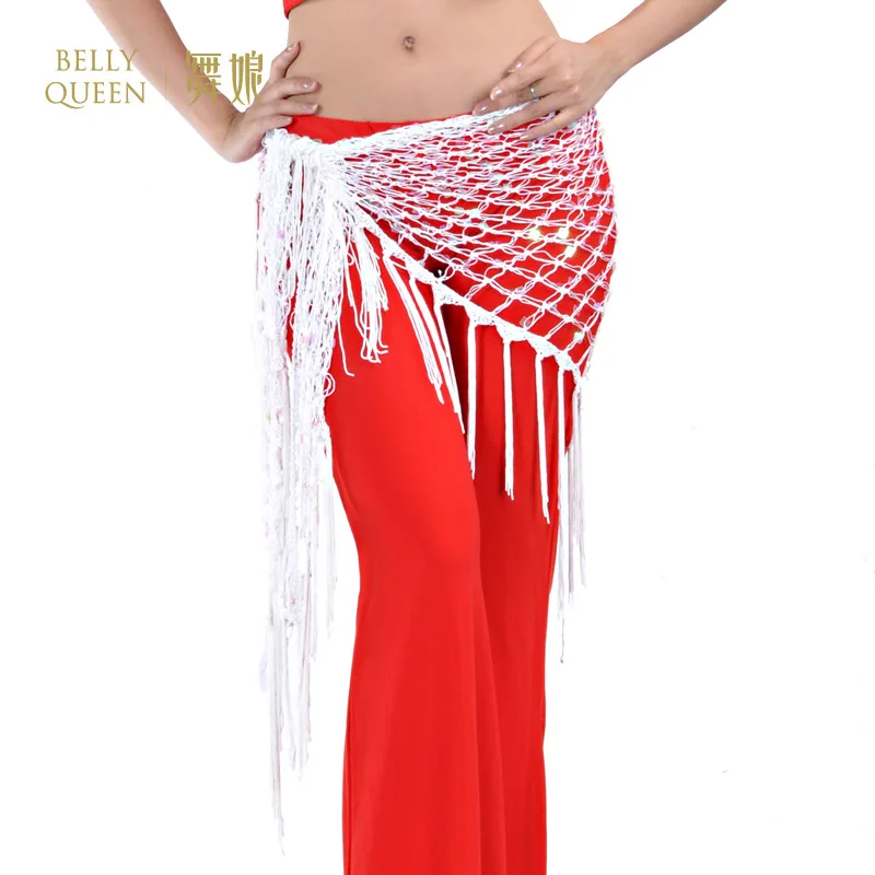 Тренировочный платок для танца живота эластичный длинный треугольный пояс с