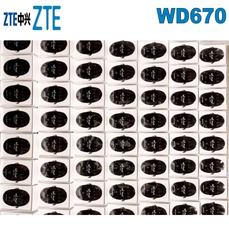 

Горячая Распродажа, 10 шт., 150 Мбит/с ZTE WD670 WI-Fi Портативный 4G LTE Карманный WI-Fi роутер