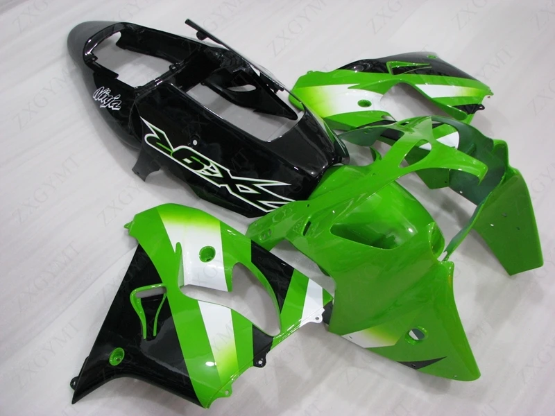 Мотоцикл обтекатель Zx 9r 2002 2003 цвета: зеленый черный набор для всего тела Zx9r Abs
