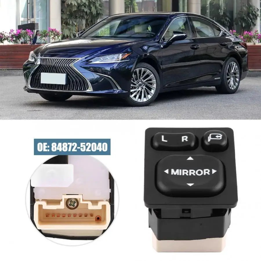 Автомобильный кнопочный переключатель зеркало заднего вида для Toyota Lexus 84872 52040