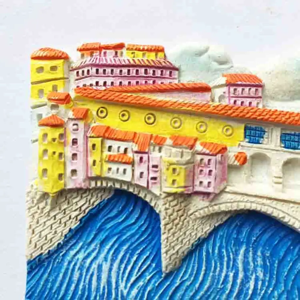 Венеция Италия Понте веккьо туристические сувениры 3D смолы магниты на