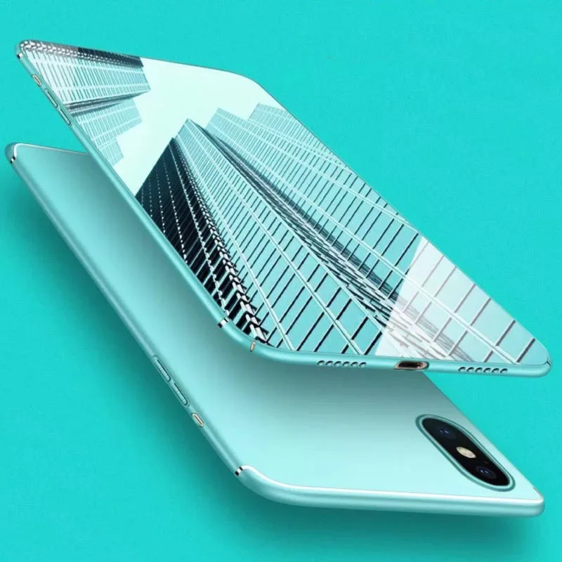 Новый чехол для мобильного телефона с лазерной резьбой iPhone X XS XR MAX жесткие