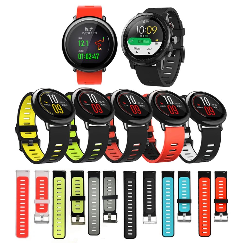 Ремешок силиконовый для смарт часов Xiaomi Huami amazfit PACE|Смарт-аксессуары| |