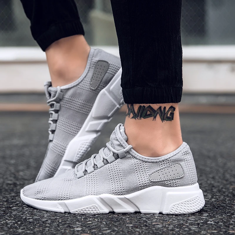 Оригинальные кроссовки для бега мужские 90 трикотажные беговые дышащие улицы