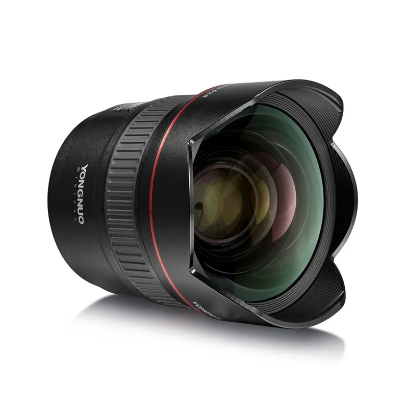YONGNUO YN14mm F2.8 ультра-широкоугольный объектив YN14mm с автофокусом AF MF металлический крепежный объектив для Canon 700D 80D 5D Mark III IV