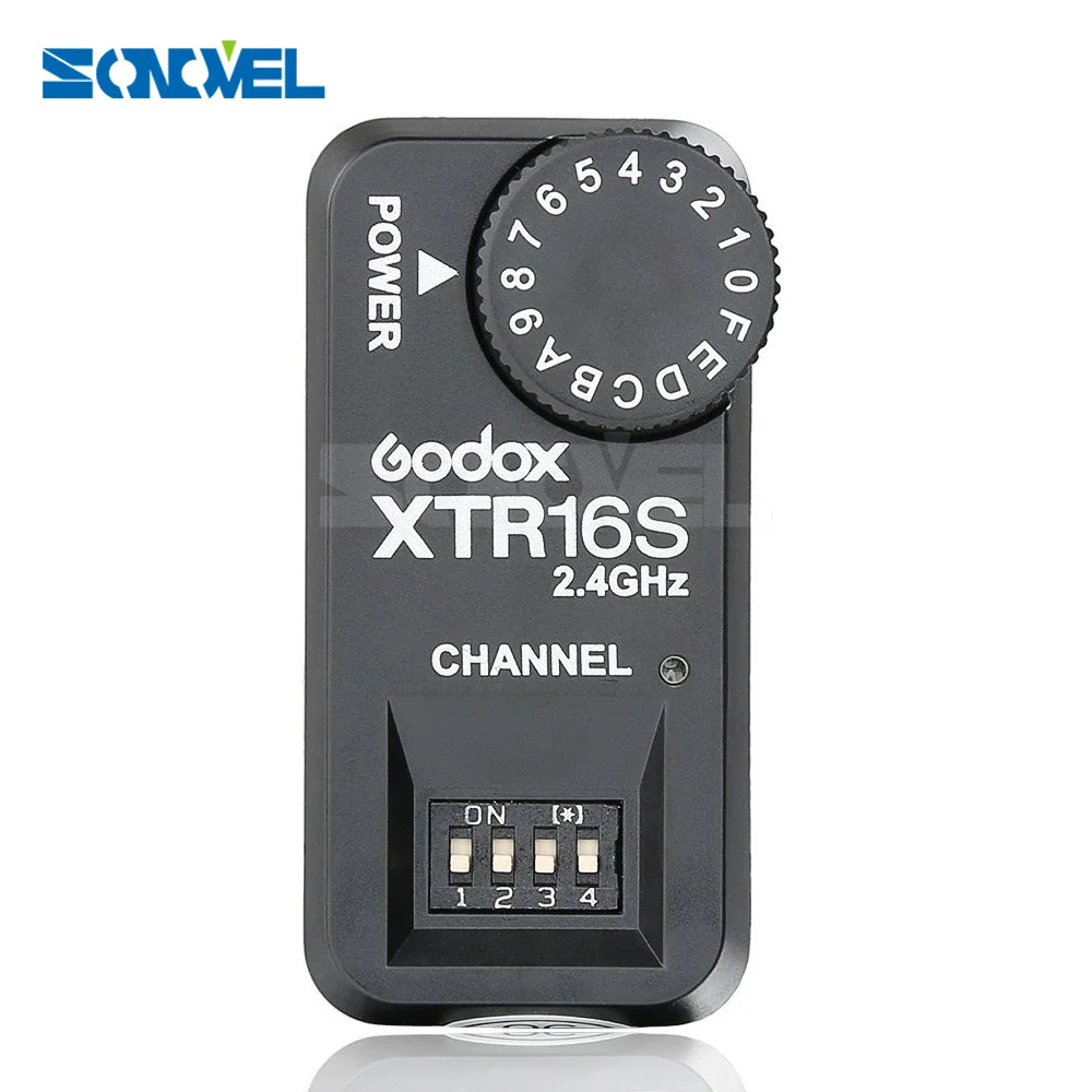 Godox XTR-16S 2.4G Wireless 16 Channels Power-control Flash Trigger Receiver for VING V860 V850 V860II V850II
