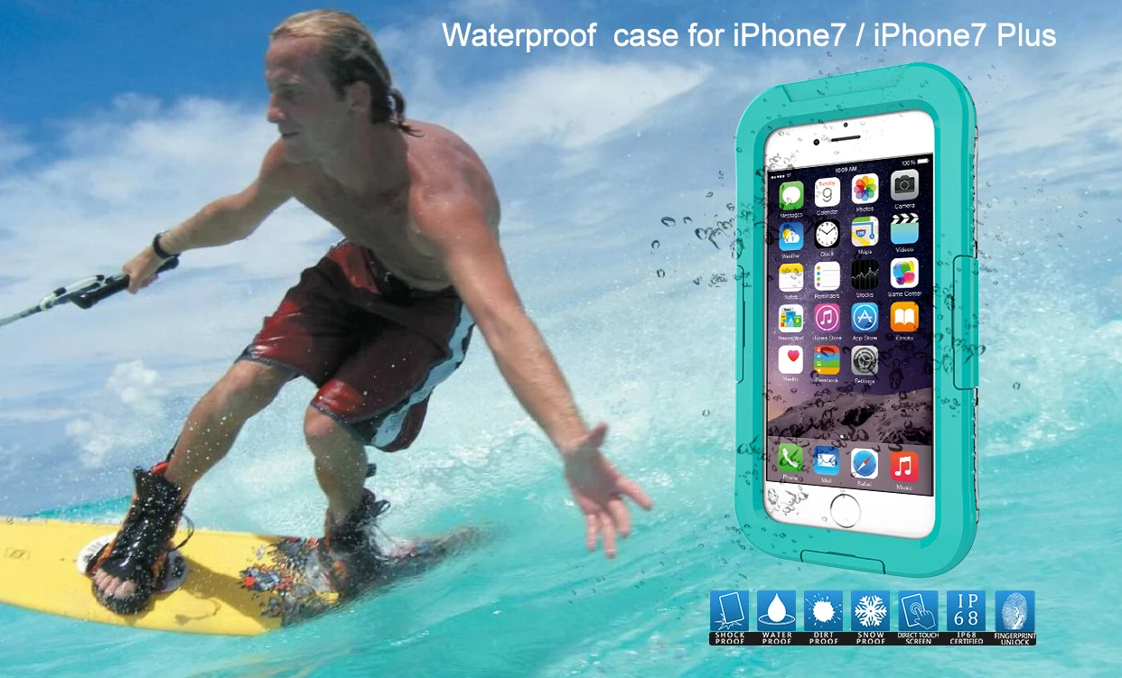 Waterproof Phone Cases For Iphone7/8 Super And Dustproof Shell for iphone7plus/8plus Anti-fall Can Diving |
