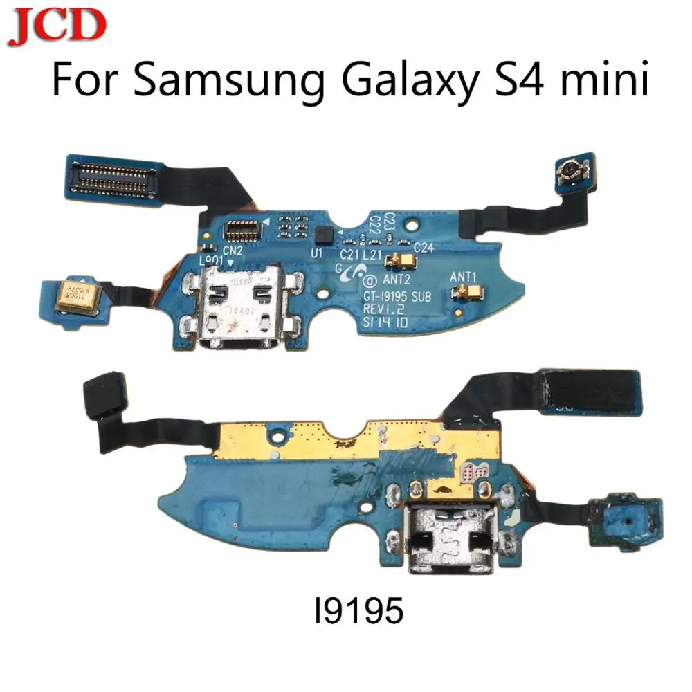 

JCD New Charger Flex For Samsung Galaxy S4 Mini I9195 s4mini i9195 USB Date Port Connector Dock Charging Flex Cable Repair Part
