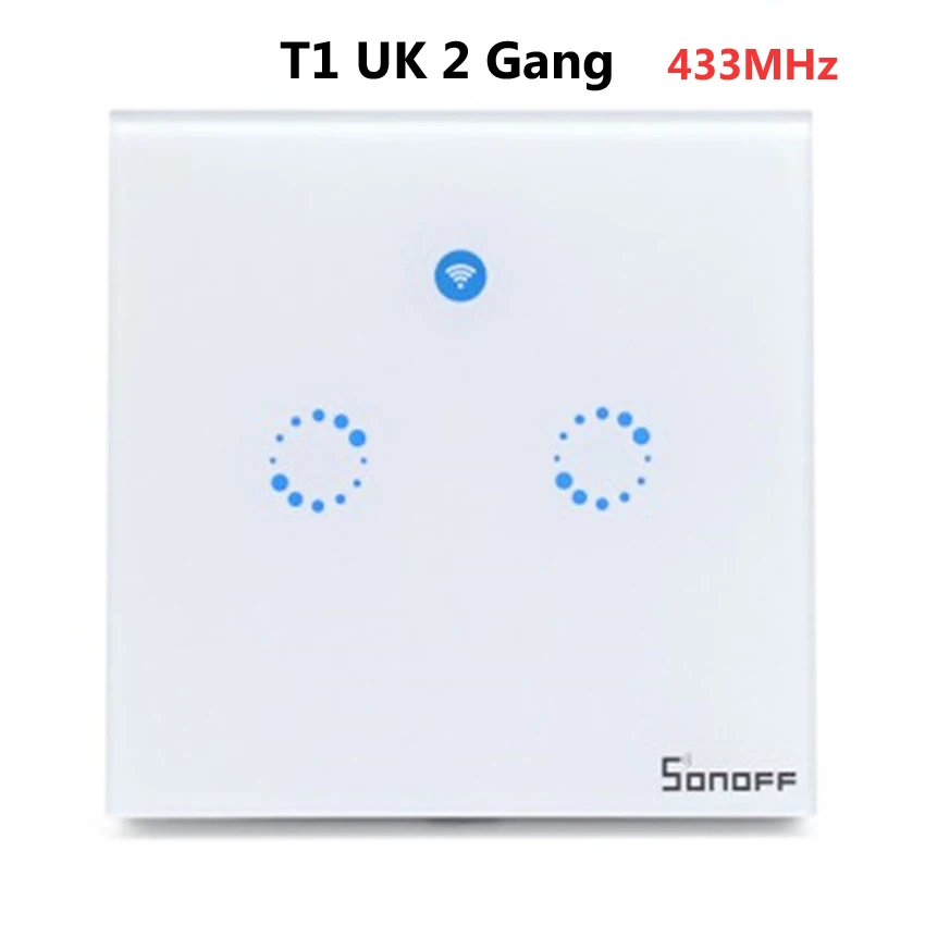 Умный настенный светильник ITEAD Sonoff T1 США ЕС Великобритания Wi-Fi RF/APP/сенсорное