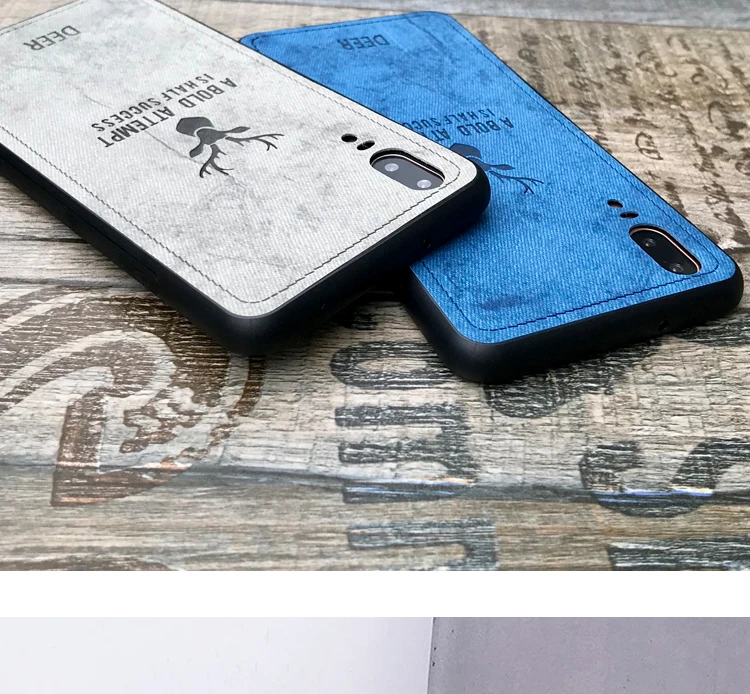 Чехол для мобильного телефона из ткани с оленем для nokia x6 6,1 plus 7 plus 7 plus nokia 7 plus x7 ретро кожаный чехол из ТПУ
