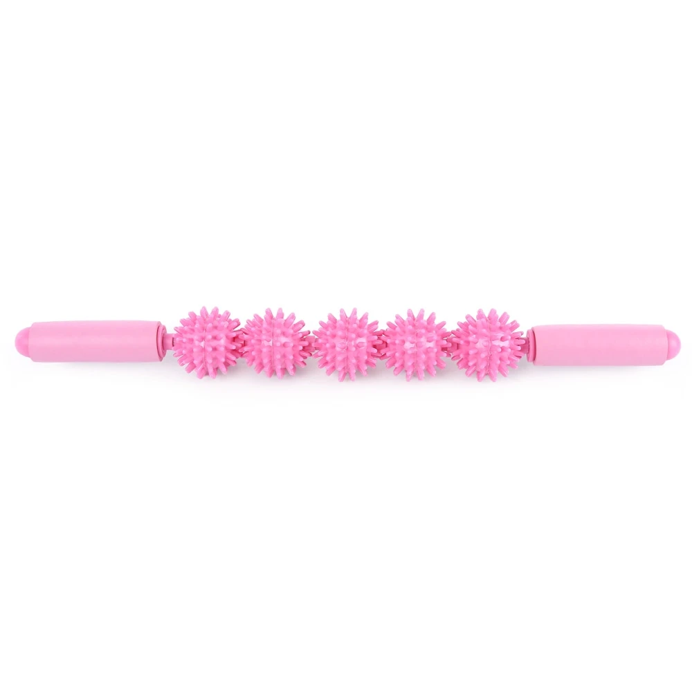 Массажная ручка Spiky Ball Yoga Wand роликовый мышечный тренировочный аксессуар|Блоки