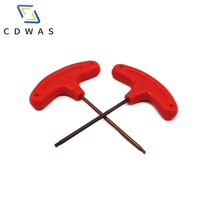 T8 T10 T20 T25 T30 T тип винта Torx ключ флаг гаечный коробка торцевые ключи красного цвета