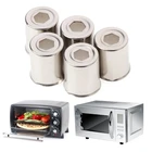 5 шт.компл. стальной колпачок для микроволновой печи замена круглое отверстие магнетрон Серебряный тон 19QE