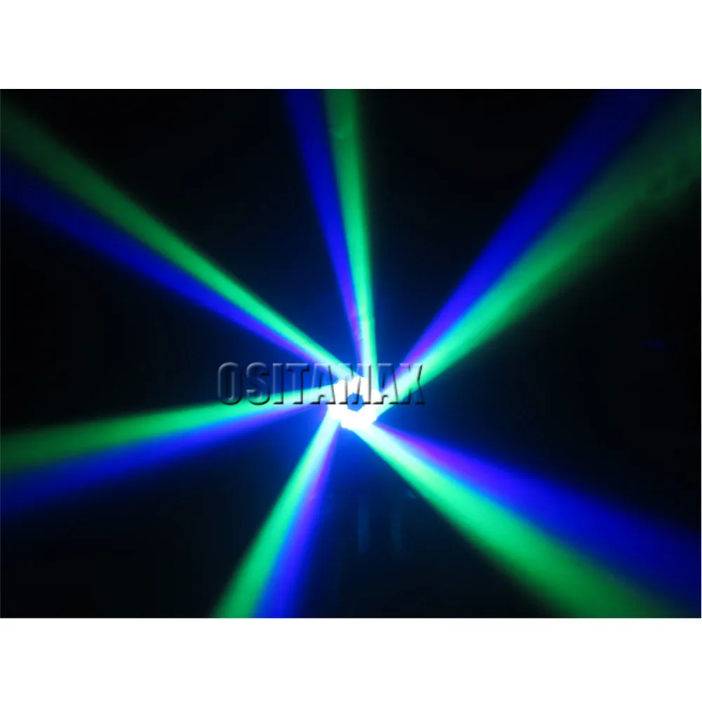 4 шт. RGBW 6X15 Вт мини Bee Eye Beam Moving Head Light Powercon in and out DMX512 Luces для концертного ночного
