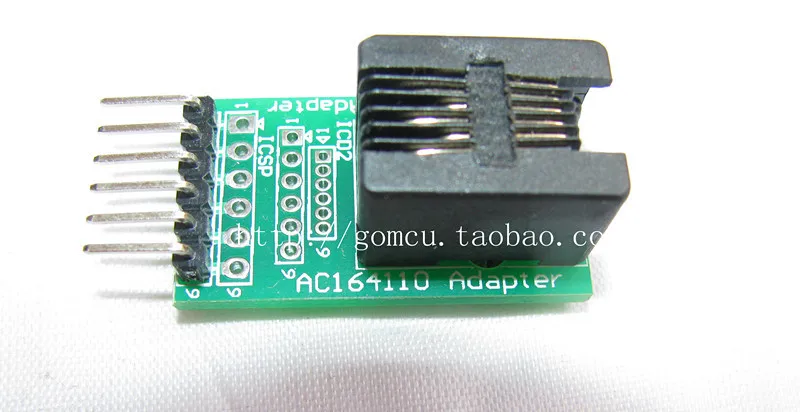 

Free Shipping! AC164110 - RJ11 adapter 6p 2.54mm KIT3 KIT2 module