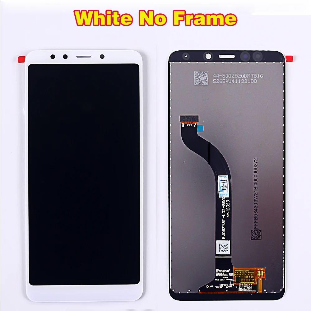 AAA 10 мультисенсорный ЖК-дисплей для Xiaomi Redmi 5 5,7 дюймов кодирующий преобразователь сенсорного экрана в сборе рамка с олеофобным покрытием