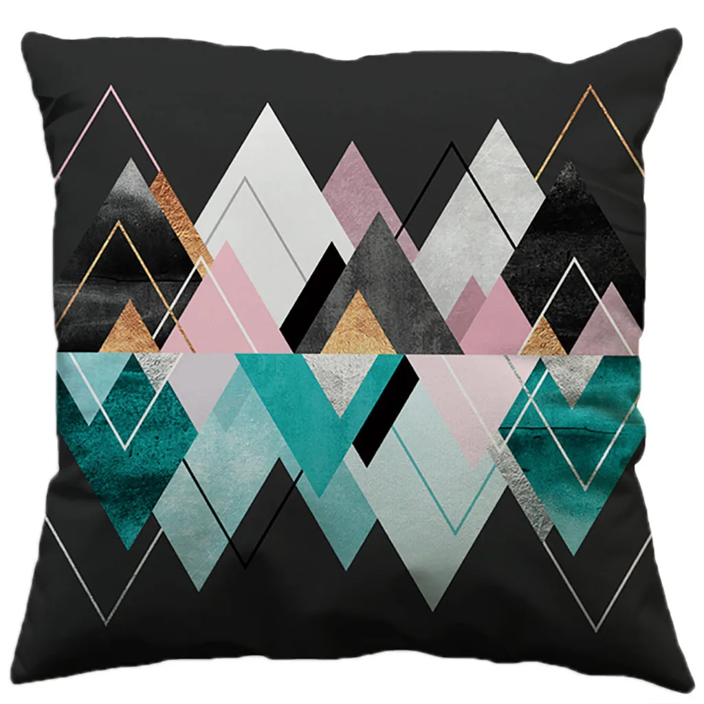 45*45 см высокое качество геометрический узор наволочка для дома декоративная