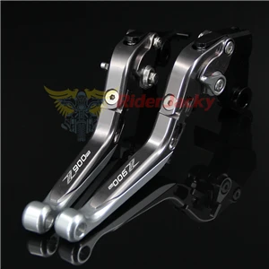 Sliver Titanium Логотип Z900RS золотой+ титан для Kawasaki Z 900RS Z900 RS Z900RS ЧПУ Складной Выдвижная мотоциклов сцепные рычаги - Цвет: Sliver Titanium