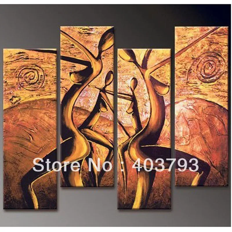 Картина маслом на холсте 4 шт./лот|oil painting|paintings on canvasoil painting canvas |