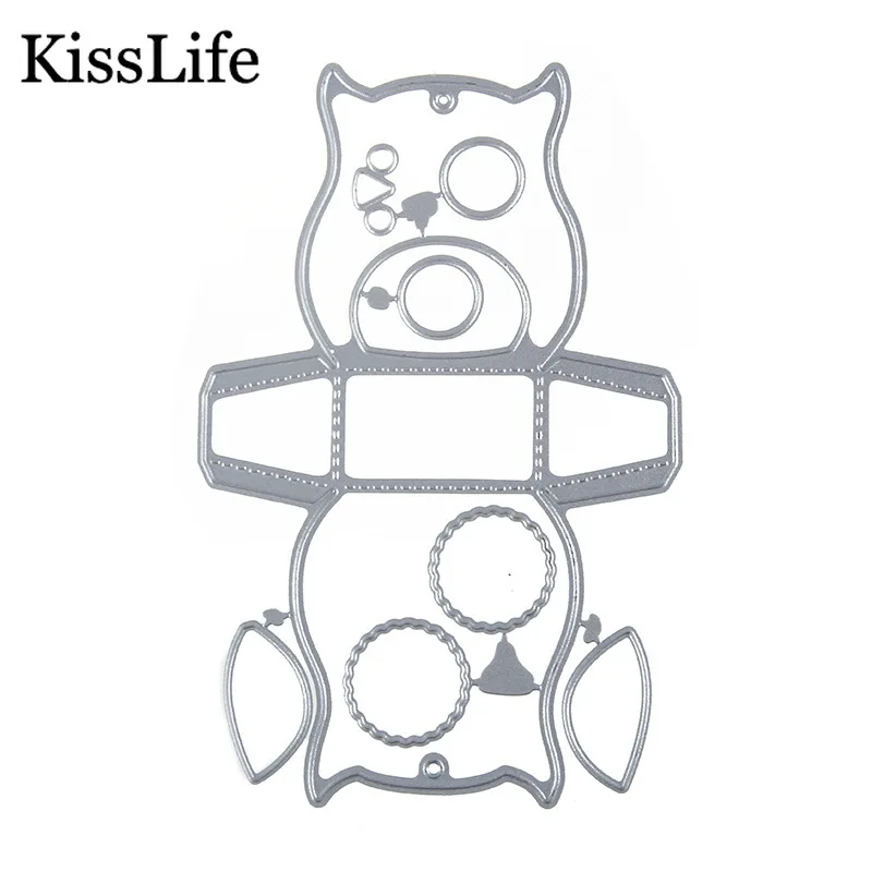 2019 новинка подарочная коробка с совой металлические пресс формы Kscraft для