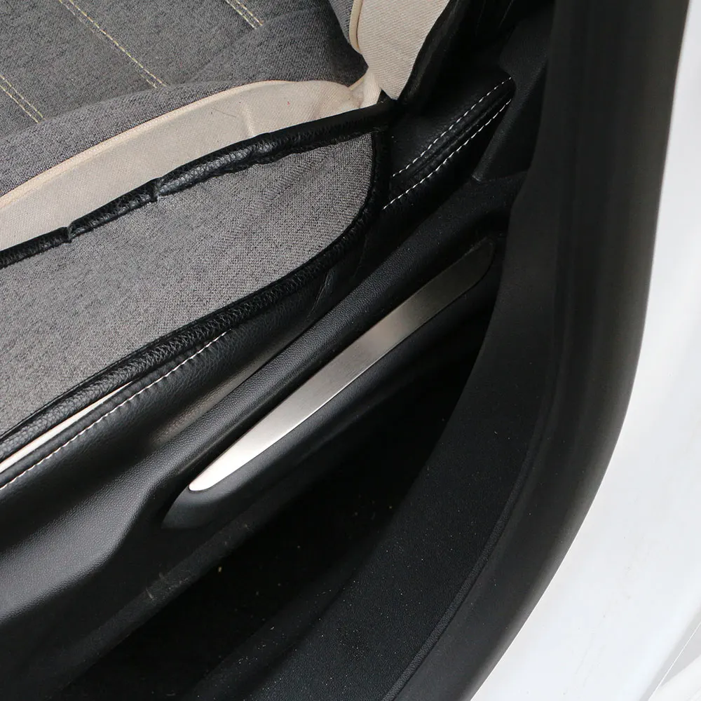 Jameo Auto 3pcs/set Car Stainless Steel Seat Adjustment Paillette Stickers for Peugeot 2008 2014 - 2017 Inner Accessories | Автомобили и