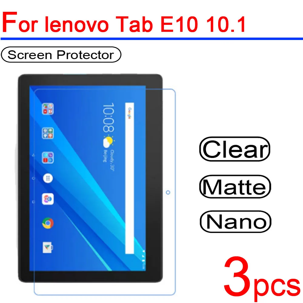 3 шт. ультра чистый мягкий ЖК-экран для lenovo TAB P10 M10 Защитная пленка для lenovo TAB V7 E7 E8 E10 P10 M10 пленка для планшета