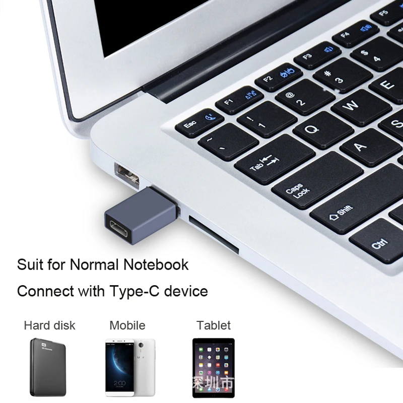 USB Type C OTG адаптер папа к Женский конвертер для Macbook Nexus 5X 6P Oneplus 2 3 PC Зарядка