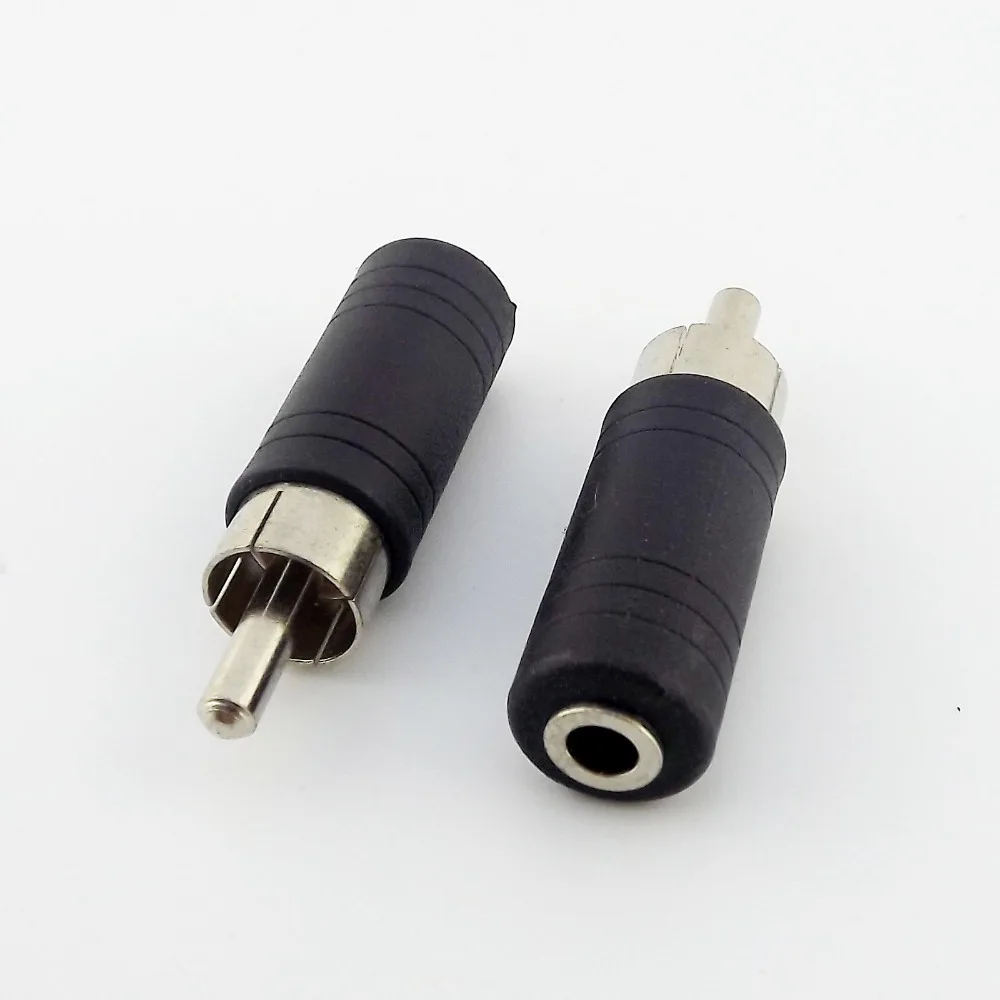 10 шт. RCA штекер 3 5 мм 1/8 &quotЖенский Моно аудио AV адаптер Разъем конвертер|plug 3.5mm|plug