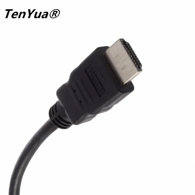 HDMI к VGA Кабель папа RGB Женский аналогу Видео Аудио конвертер адаптер Кабели HD 1080P