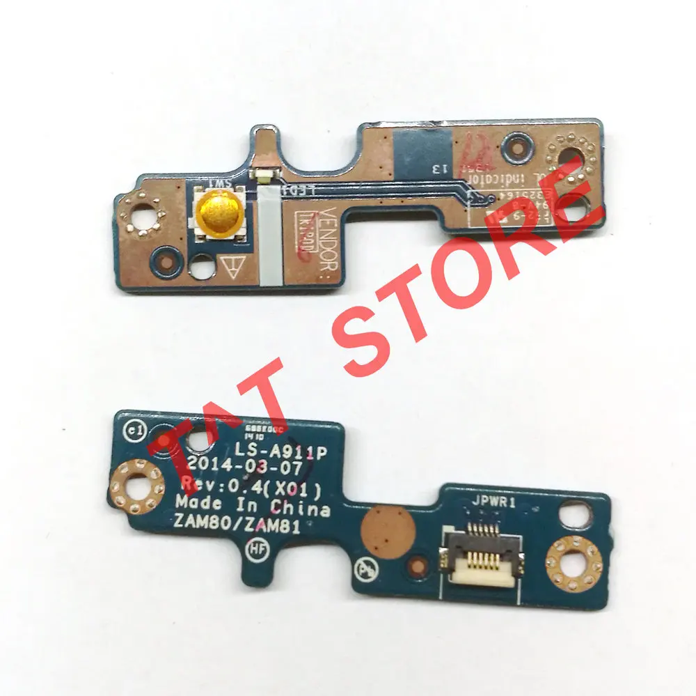 original brand for Latitude E5550 POWER BUTTON BOARD LS-A911P work well free shipping