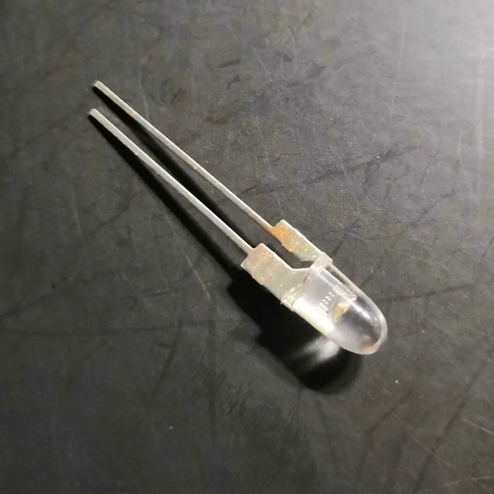 2pcs/lot 850nm 0.5W High Power IR LED Infrared Emitting Diode 9 degrees Through hole 5mm copper leg | Безопасность и защита