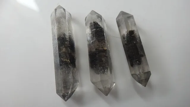 8 A++ Natural Black Ghost Crystal Bone Double End Specimens | Дом и сад