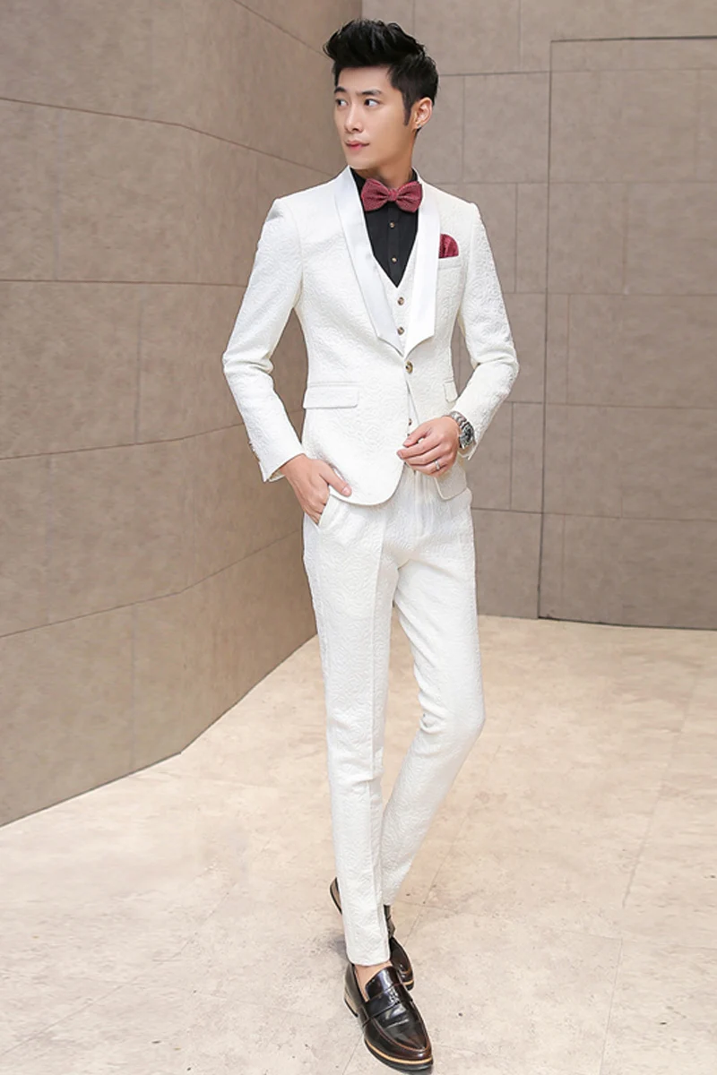 Модный мужской костюм корейской версии для самостоятельного выращивания с