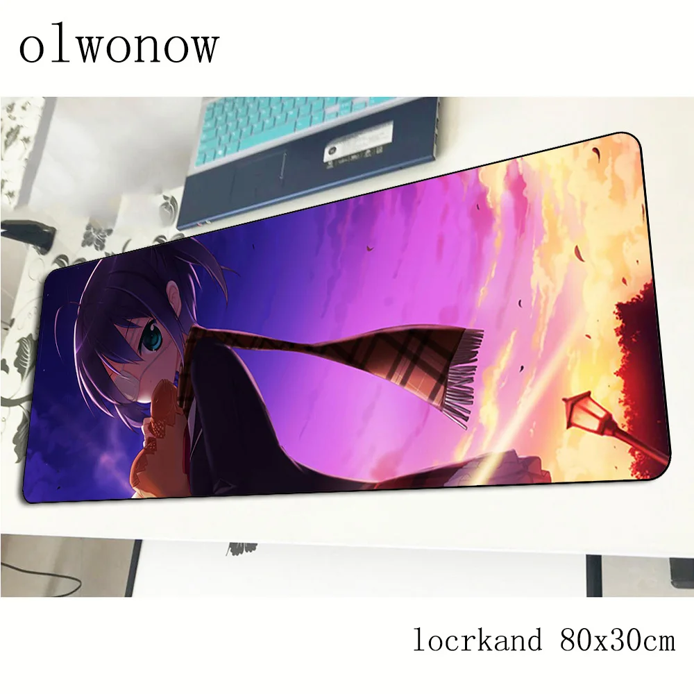 Коврик для мыши chuunibyou demo koi ga shitai геймерский игровой коврик 800x300x3 мм подарок