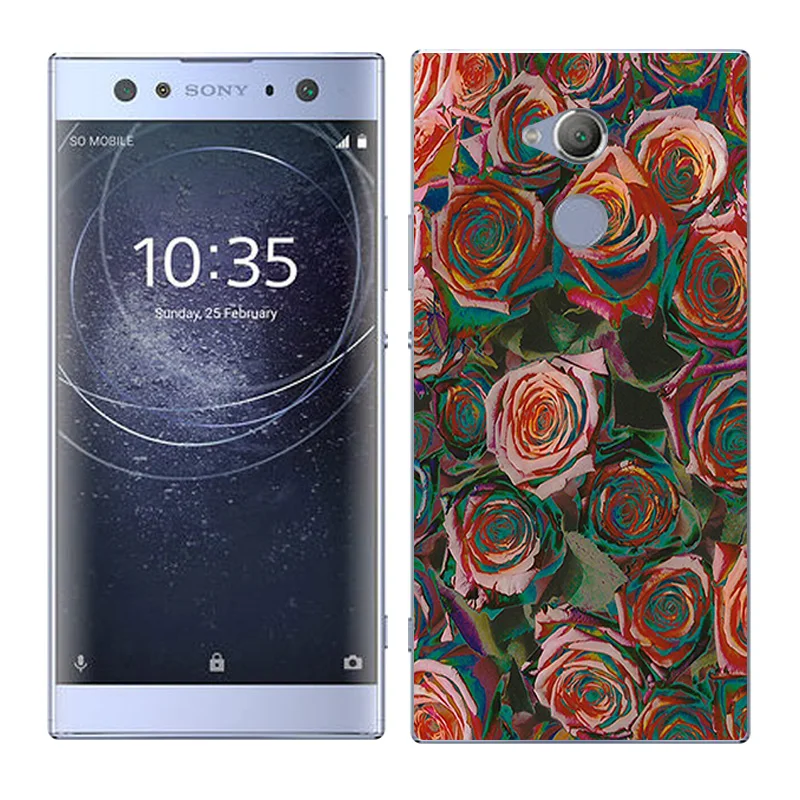 Чехлы для телефонов Sony Xperia XA2 Ultra 6 0 дюйма красивые окрашенные чехлы из ТПУ