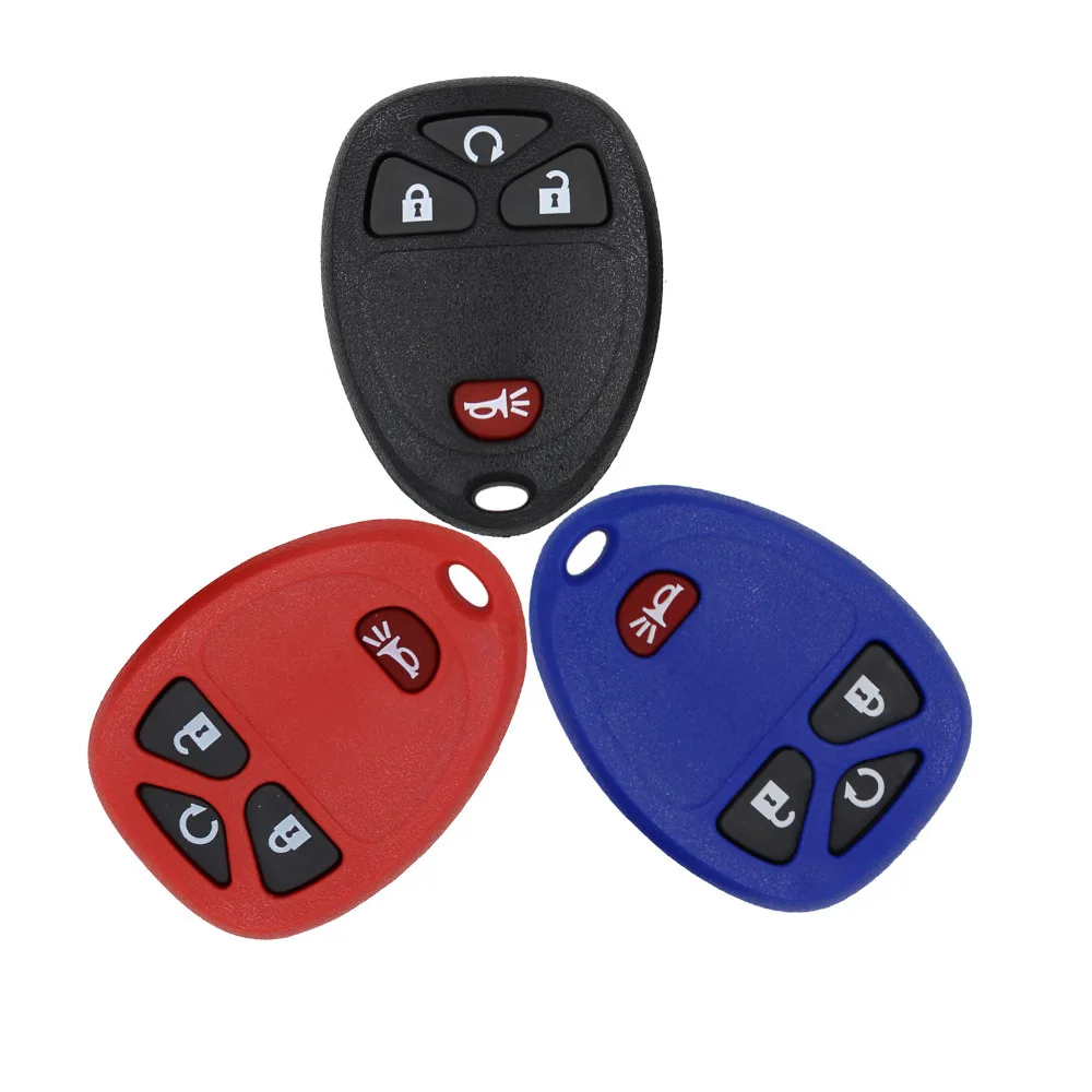 New 3 Button + Panic Keyless Entry Remote Key Fob Shell Case 4 Buttons For Buick Enclave GMC G-M Replacement Cover 2008-2010 | Автомобили