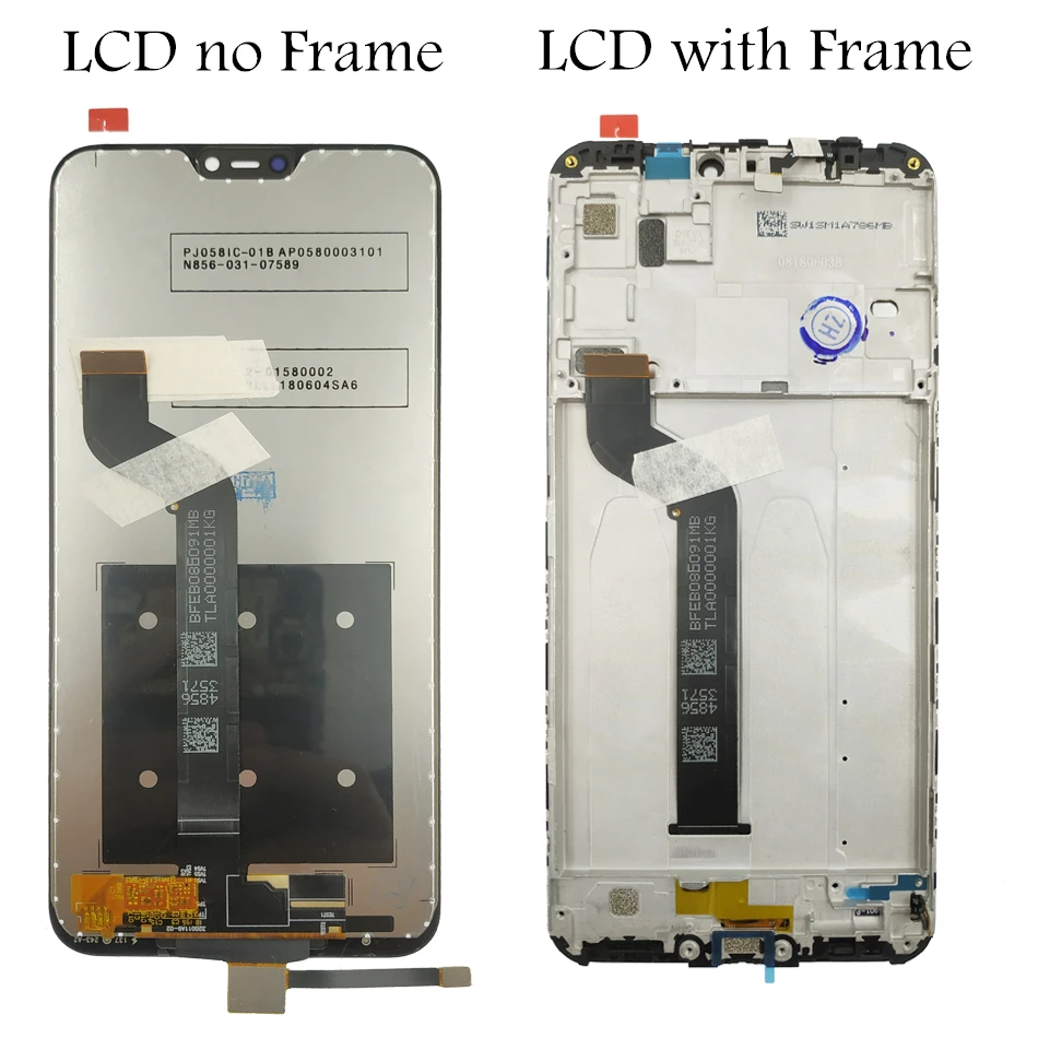 ЖК дисплей для Xiaomi Mi A2 Lite сенсорный экран с рамкой в сборе Redmi 6 Pro запасные части