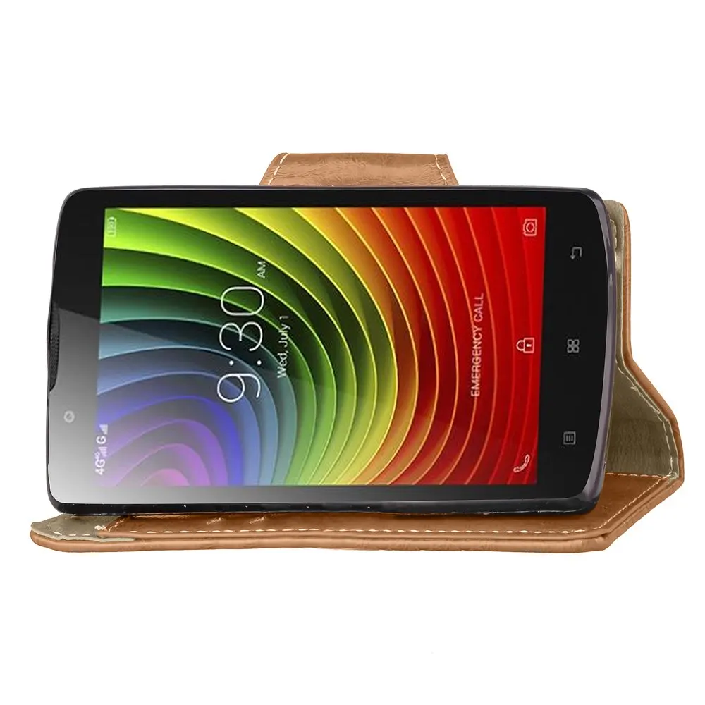 Чехол для Lenovo A2010 A2010a A2010-a Чехол-бумажник флип-чехол телефона из искусственной
