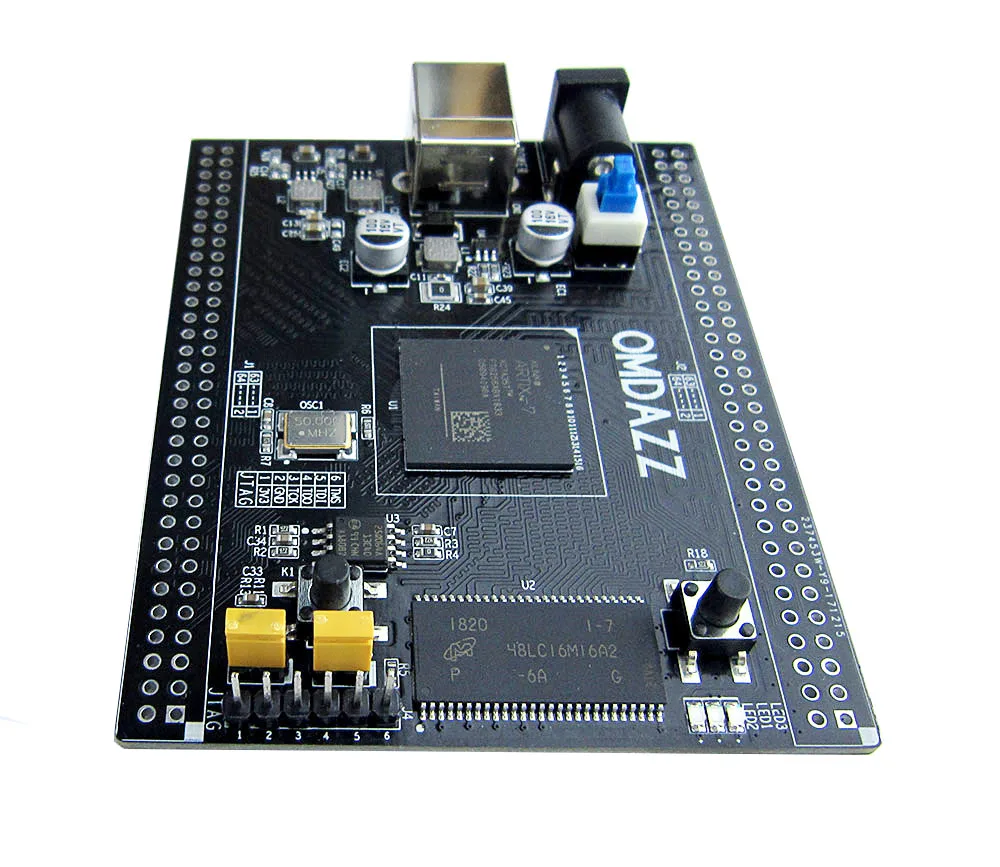 Макетная плата Xilinx FPGA Artix7 системная XC7A35T и расширения IO с 64 битной флеш памятью 32
